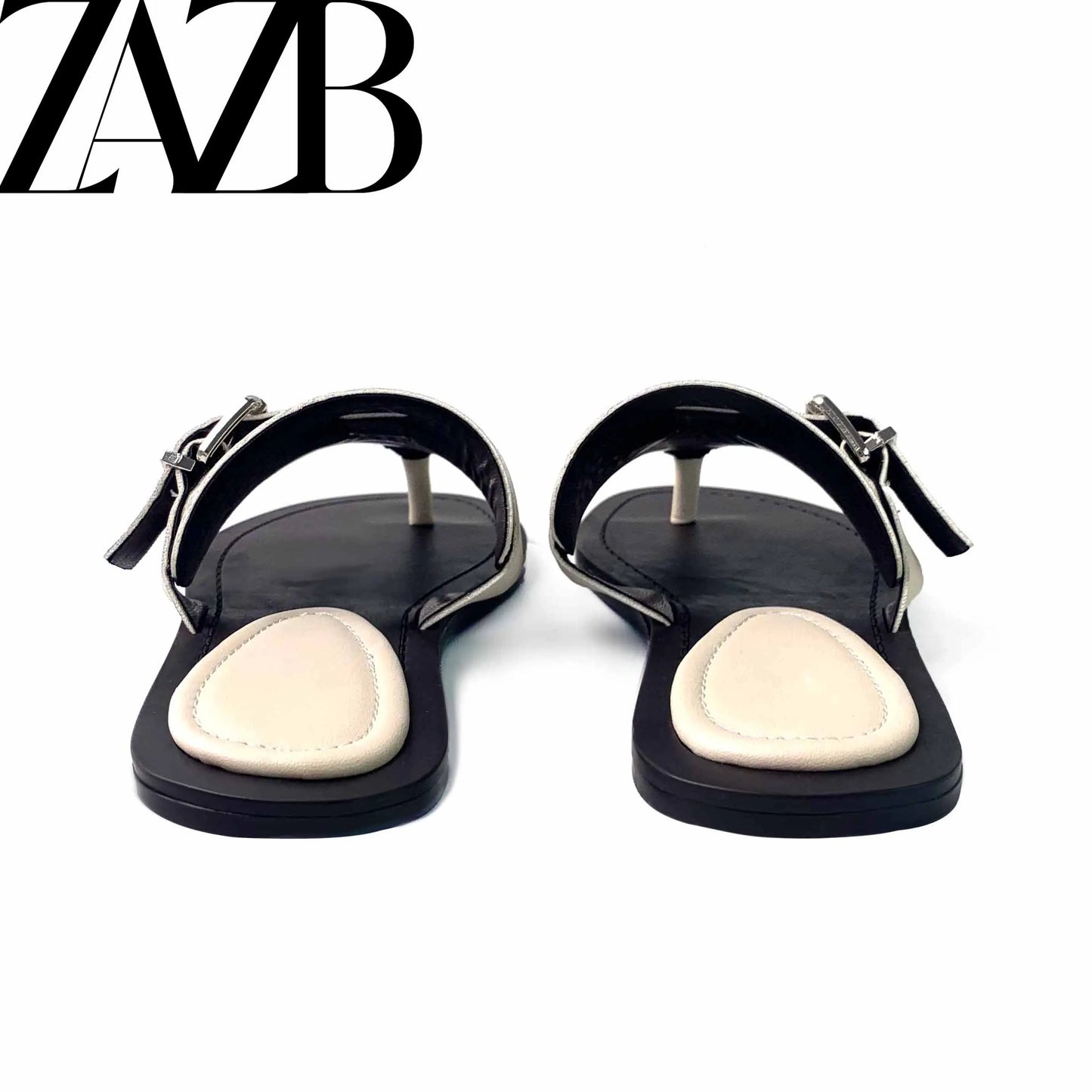 New Design Summer Pearl Women Flat slippers Round Head Roman Style Open Toe Shoes Sandals Beach for Ladies