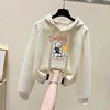2025 Oversized Hoodie Women Winter Thickened High Quality Hoodies Women Loose Pullover Embroidery Woman Hoodies