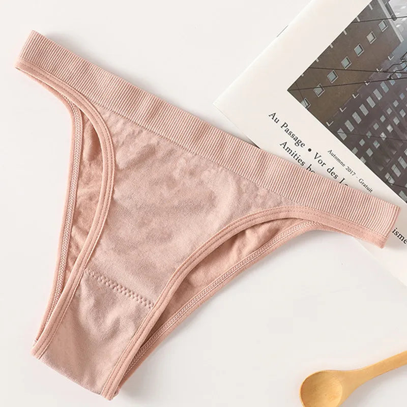 1PC/2PCS Women's Thongs Seamless Underwear Brazilian Panties Sexy G-String Female Bottoms Sexy Lingerie High Cut Leg Pantys M-L