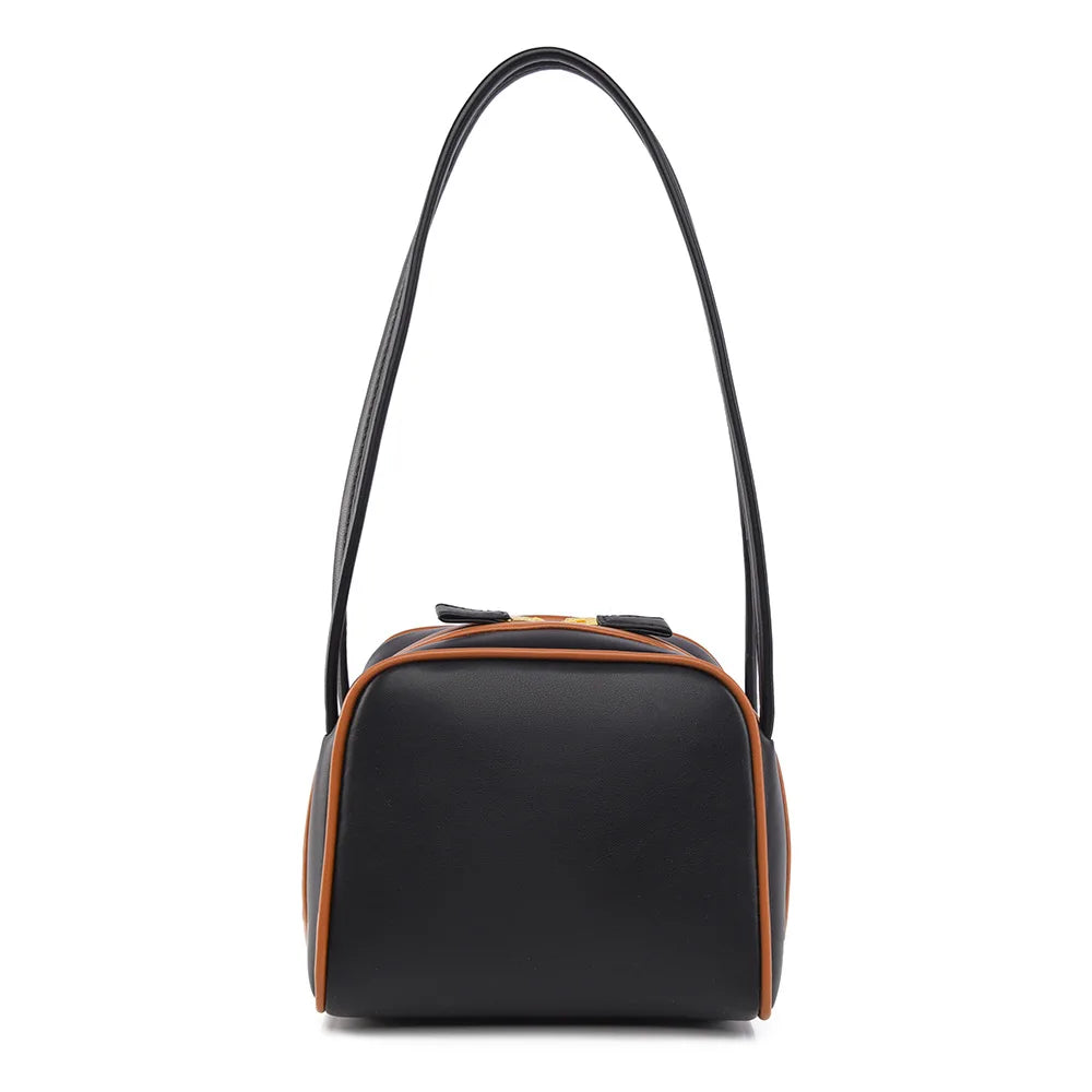 2025 Women's High-End Shaped Single-Shoulder Bag Vintage Style Two Fashionable Simple Business Design
