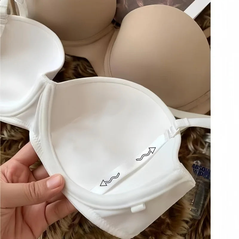 Push Up Bras For Women 1/2 Cup Underwear Padded Seamless Bra Comfort Invisible Brassiere Non-wire Fixed Cup Sexy Lingerie