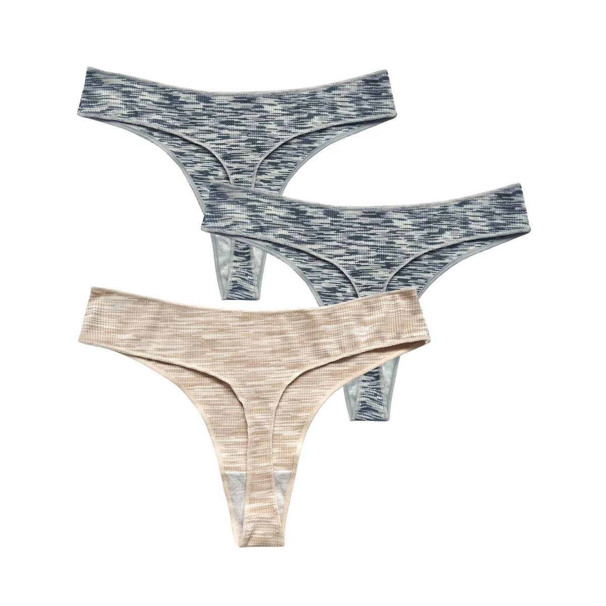 3Pcs/Set Women Panties Low Rise G-string Seamless Underwear Female Underpants Comfort Panties Sexy Lingerie S-XL Thongs