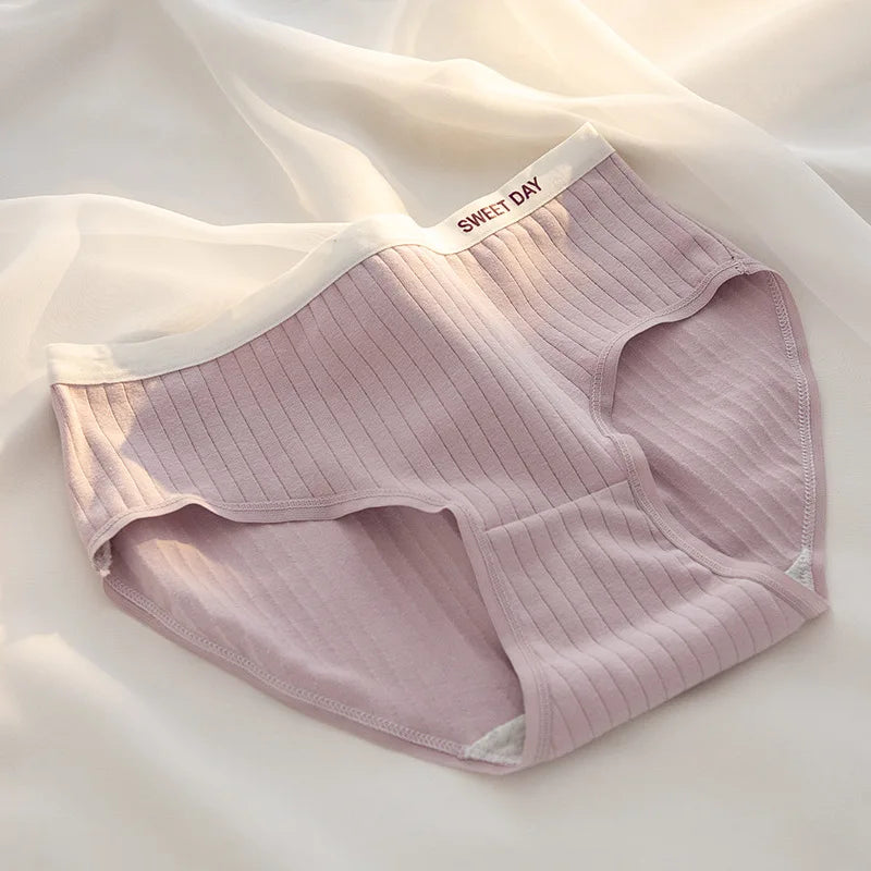 1Pc Cotton Panties Women Seamless Underwear Breathable Panty Female Solid Color Underpants Briefs M-XL Sexy Lingerie