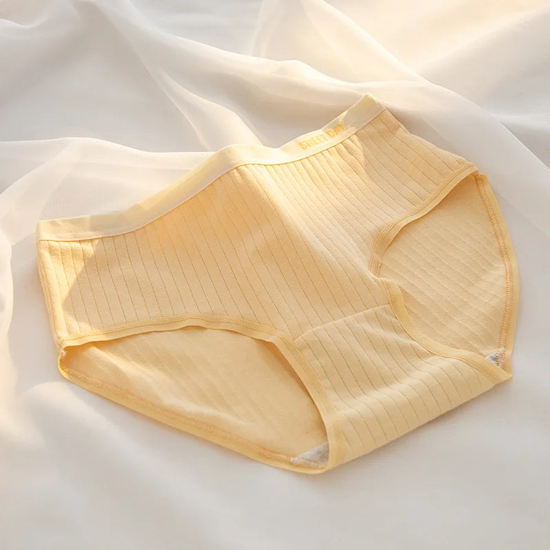 1Pc Cotton Panties Women Seamless Underwear Breathable Panty Female Solid Color Underpants Briefs M-XL Sexy Lingerie