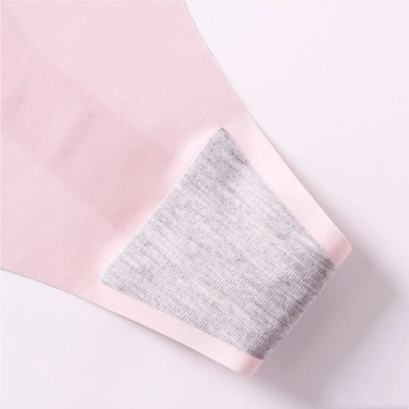 10Pcs/Set Panties G-string Women Seamless Ice Silk Underwear Female Bikini Lingerie Soft Sports Thongs Low Waist Pantys