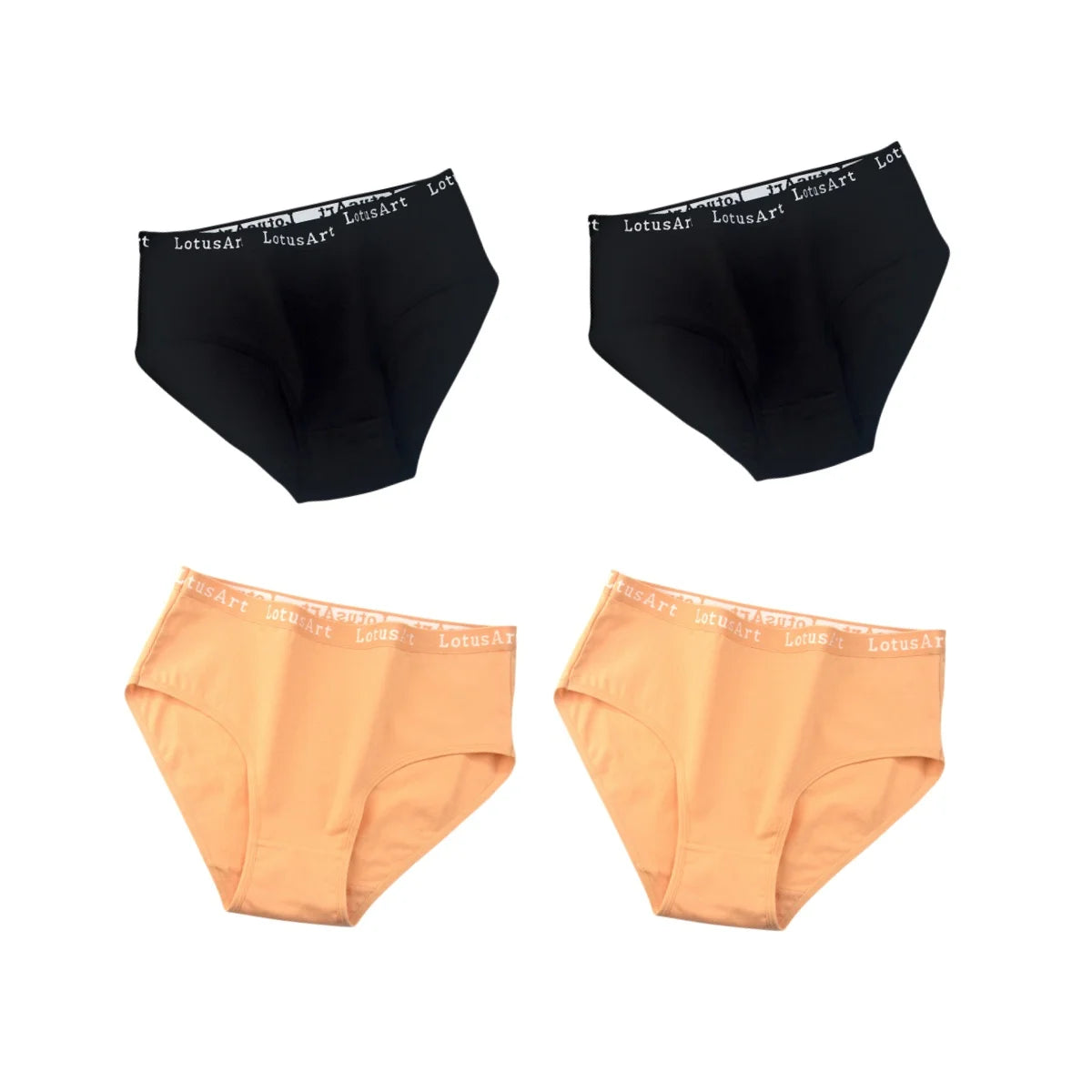 4Pcs/Set Cotton Letter Belt Panties Women's Underwear Sexy Low Waist Briefs Female Stretch Comfortable Breathable Lingerie