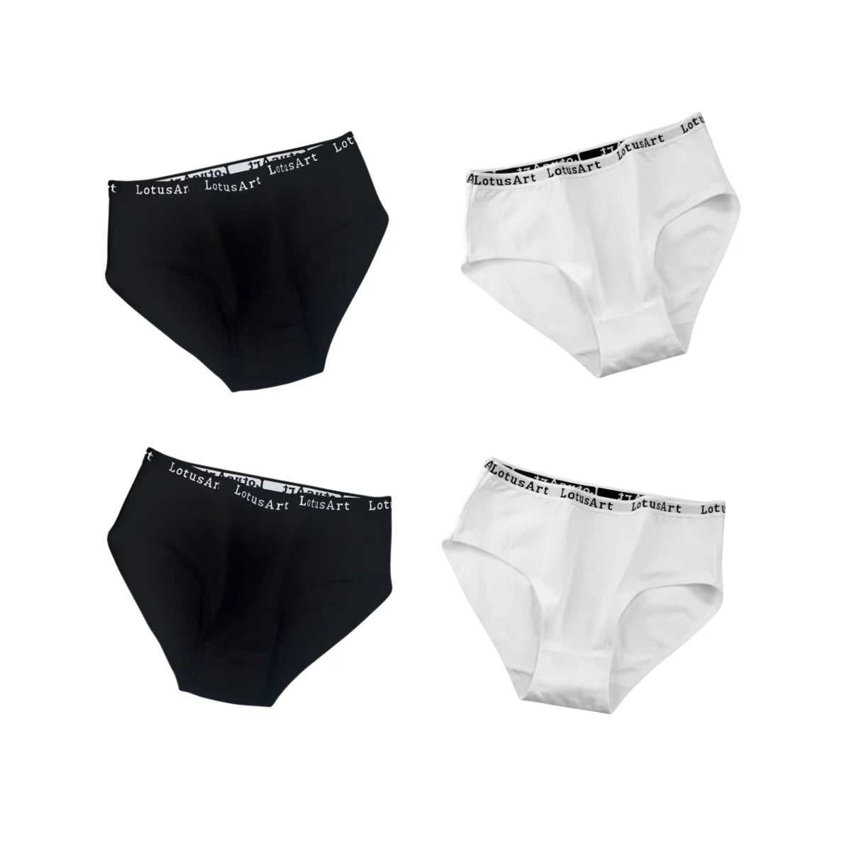 4Pcs/Set Cotton Letter Belt Panties Women's Underwear Sexy Low Waist Briefs Female Stretch Comfortable Breathable Lingerie