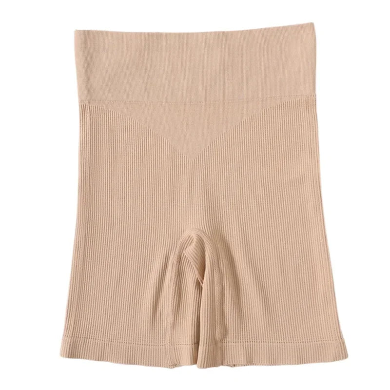 Seamless Shorts For Women Sports Safety Short Pants High Waist Panties Shorts Ribbed Hips Lift Underwear Female Underpants