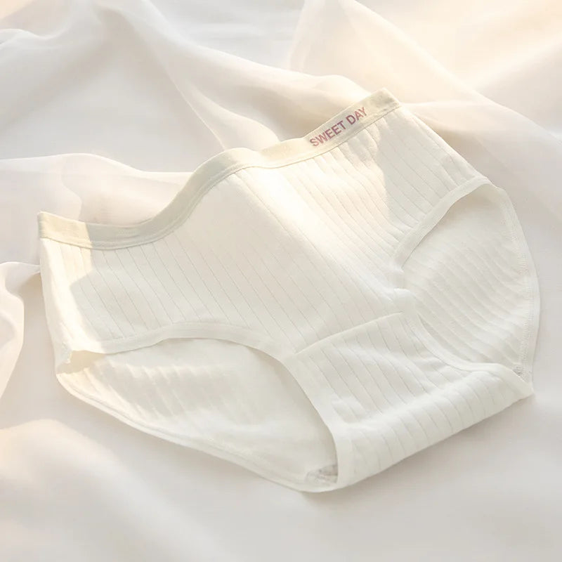 1Pc Cotton Panties Women Seamless Underwear Breathable Panty Female Solid Color Underpants Briefs M-XL Sexy Lingerie