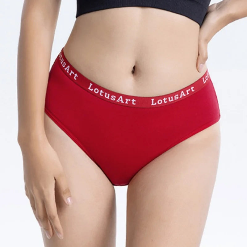 4Pcs/Set Cotton Letter Belt Panties Women's Underwear Sexy Low Waist Briefs Female Stretch Comfortable Breathable Lingerie