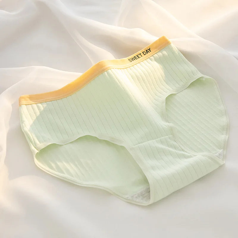 1Pc Cotton Panties Women Seamless Underwear Breathable Panty Female Solid Color Underpants Briefs M-XL Sexy Lingerie