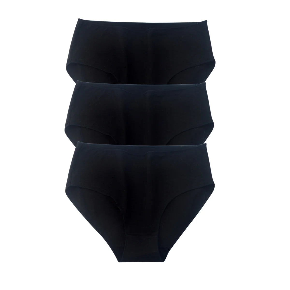 3Pcs/Set Cotton Panties Women High Waist Briefs Breathable Comfort Underwear Female Underpants Solid Color Intimates M-2XL Panty
