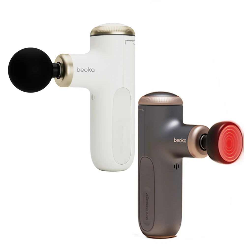 2025 Beoka New Professional Variable Amplitude Mini Massage Gun Deep Tissue 4-10mm Electric Small High Quality Massage Guns
