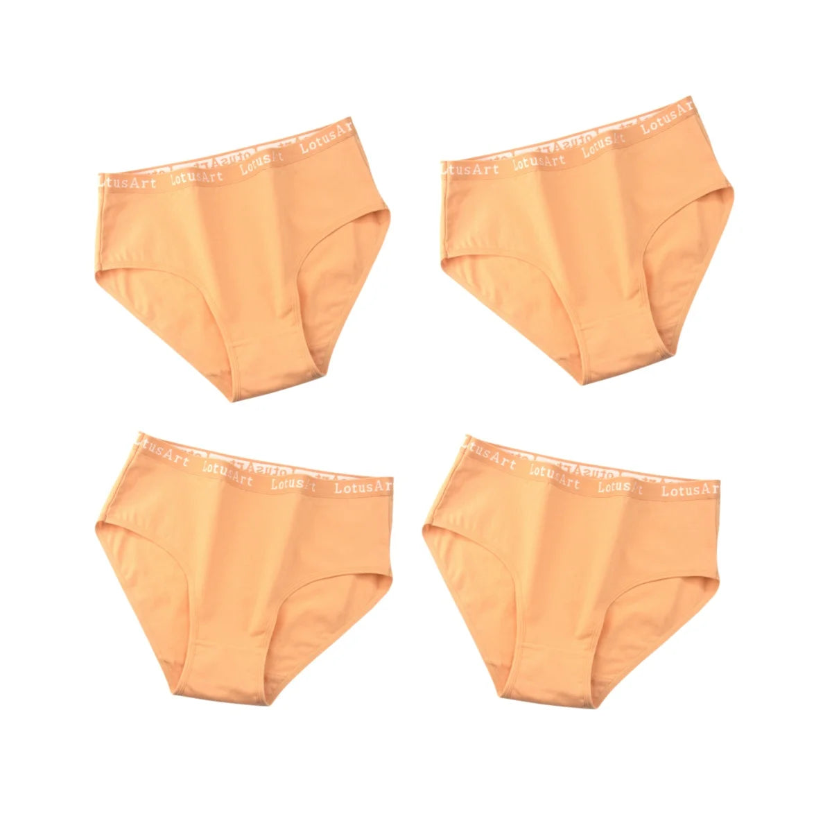 4Pcs/Set Cotton Letter Belt Panties Women's Underwear Sexy Low Waist Briefs Female Stretch Comfortable Breathable Lingerie