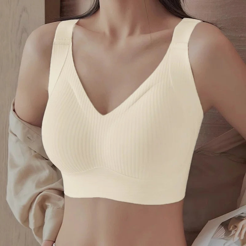 3Pcs/Set Push Up Bras For Women Non-wire Bra Seamless Underwear Adjust Straps B Cup Bralette Sexy Lingerie M-4XL Intimates