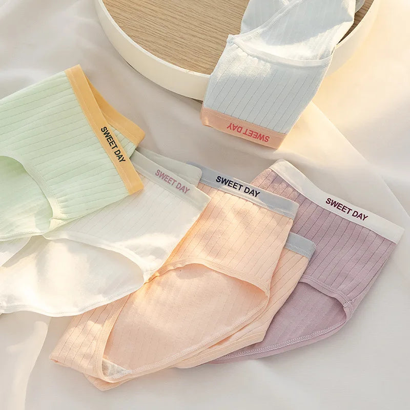 1Pc Cotton Panties Women Seamless Underwear Breathable Panty Female Solid Color Underpants Briefs M-XL Sexy Lingerie