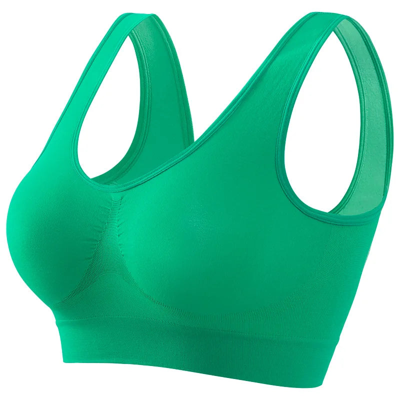 Women Push-Up Bra Seamless Bras Non-wire Sports Bra without Pads Breathable Brassiere Female Crop Top Sexy Lingerie S-5XL