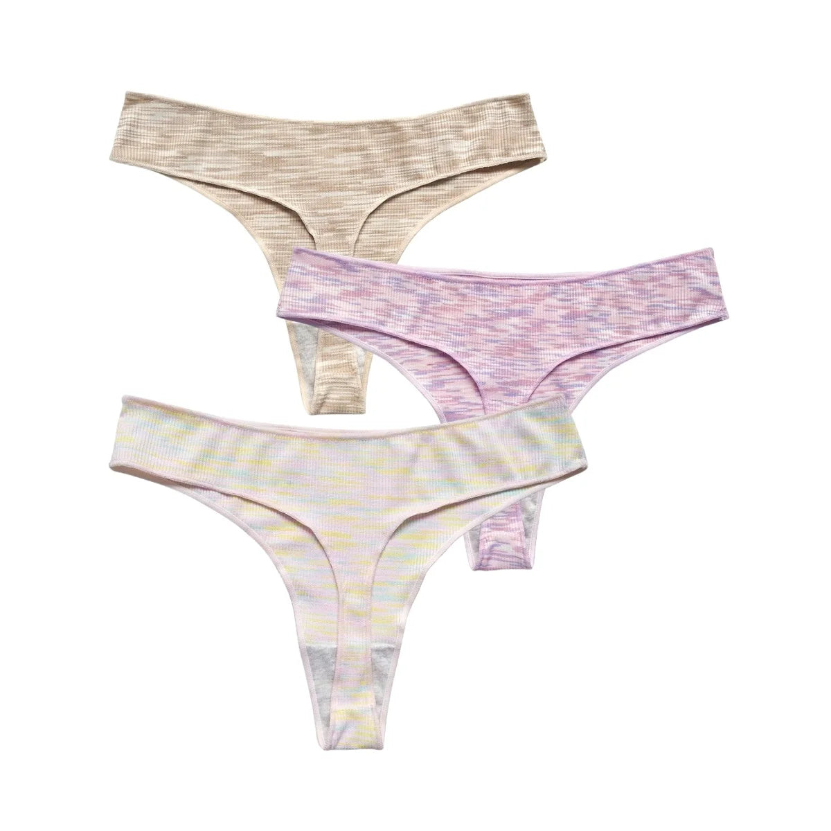 3Pcs/Set Women Panties Low Rise G-string Seamless Underwear Female Underpants Comfort Panties Sexy Lingerie S-XL Thongs