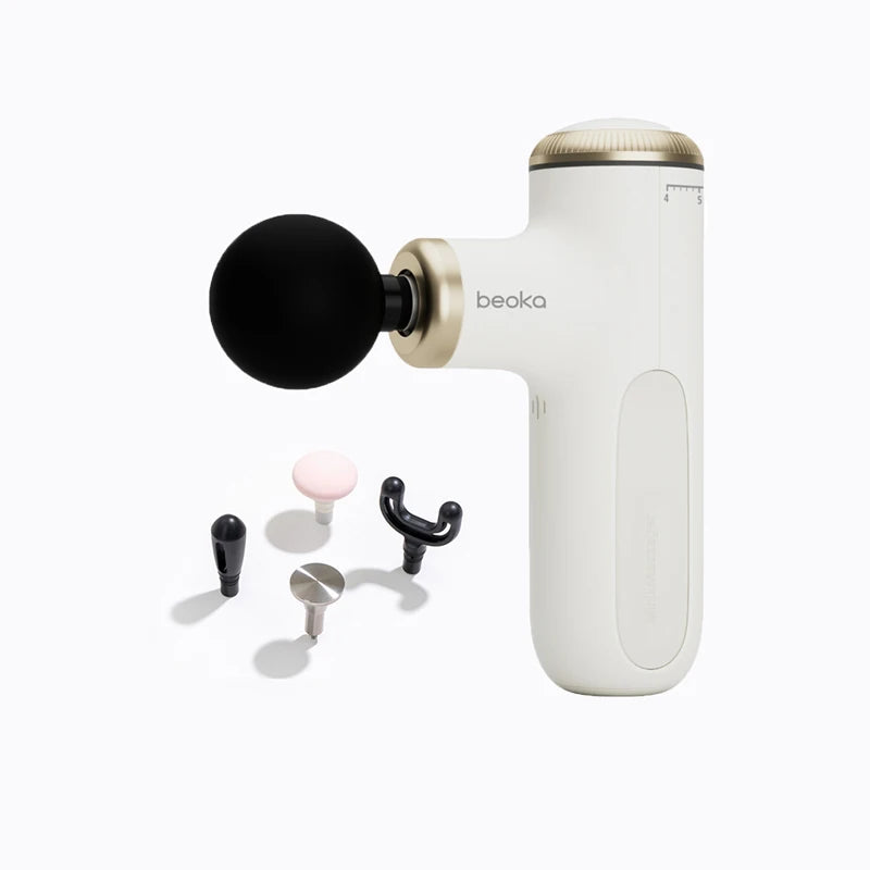 2025 Beoka New Professional Variable Amplitude Mini Massage Gun Deep Tissue 4-10mm Electric Small High Quality Massage Guns