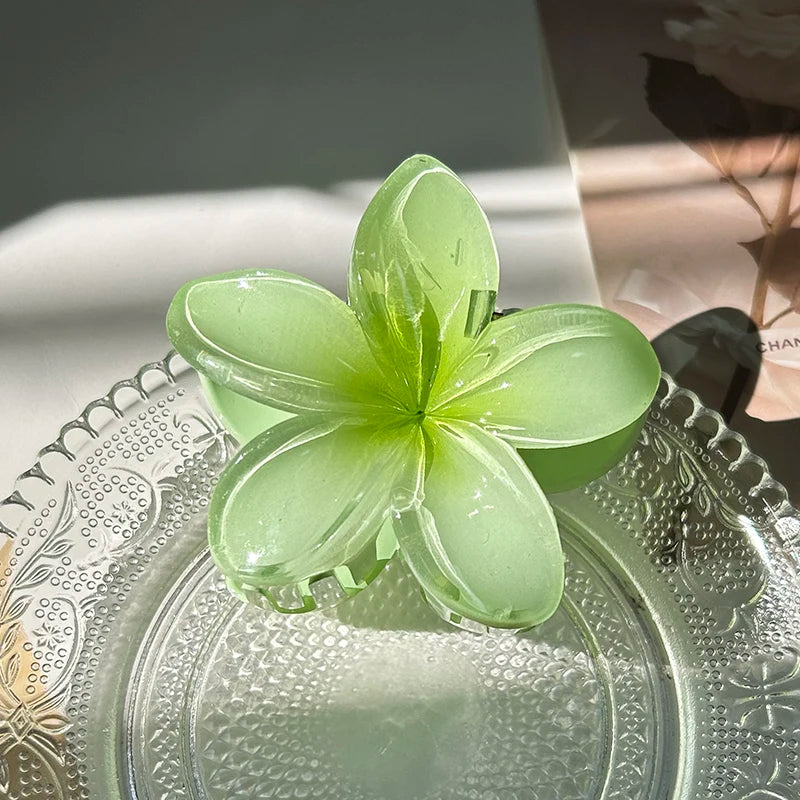 Fashion Flower Hair Clips For Women Bohemia Large Hair Claw Clamp Hairpins Barrettes Girls Beach Hair Accessories Headwear Gifts