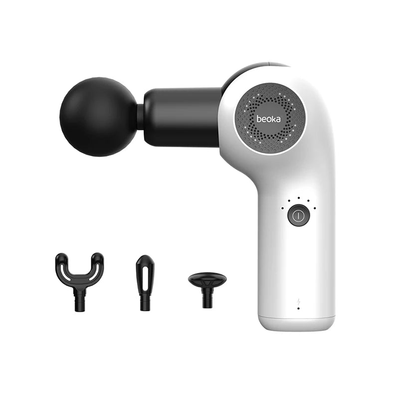 Beoka Professional Massage Gun - Mini Deep Tissue Percussion Massager with 4 Heads, Electric Muscle Vibrating Therapy