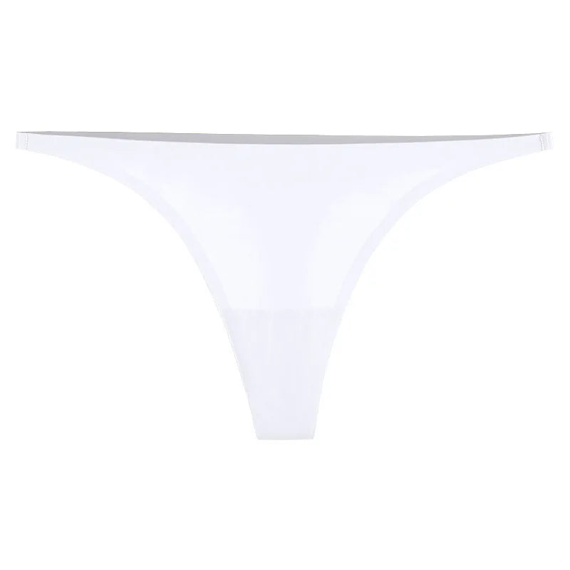 Seamless Panties Women Ice Silk Thongs Fashion Female Underwear Sexy Lingerie Sports Comfort G-Strings Invisible Pantys