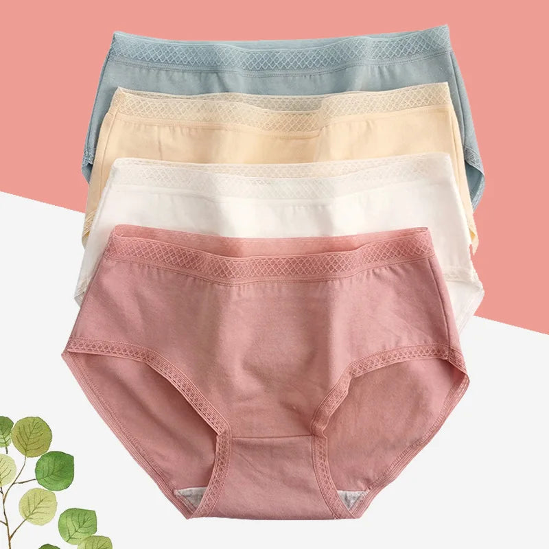 1Pc Cotton Panties Women Low Waist Briefs Female Underpants Sexy Panties Women Underwear Sexy Lingerie Solid Color Briefs