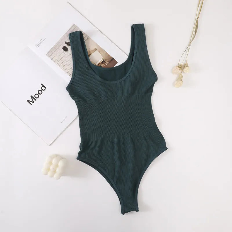 Bodysuit Bodyshaper Women Tummy Control Shapewear Slimming Underwear Girls U Back Tops Sexy Thongs Female Seamless Jumpsuit