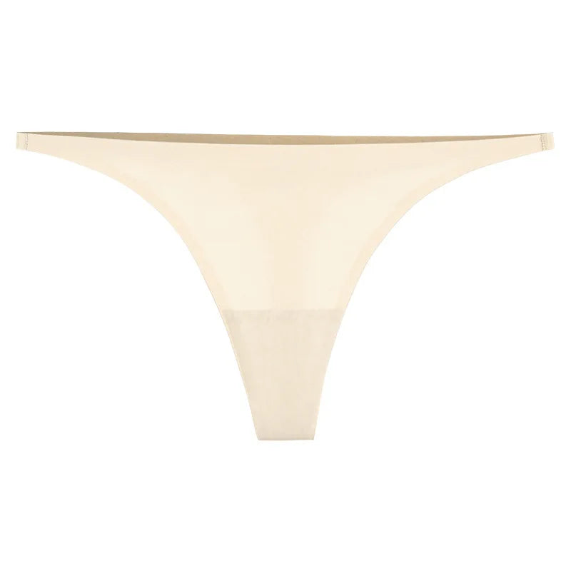 Seamless Panties Women Ice Silk Thongs Fashion Female Underwear Sexy Lingerie Sports Comfort G-Strings Invisible Pantys