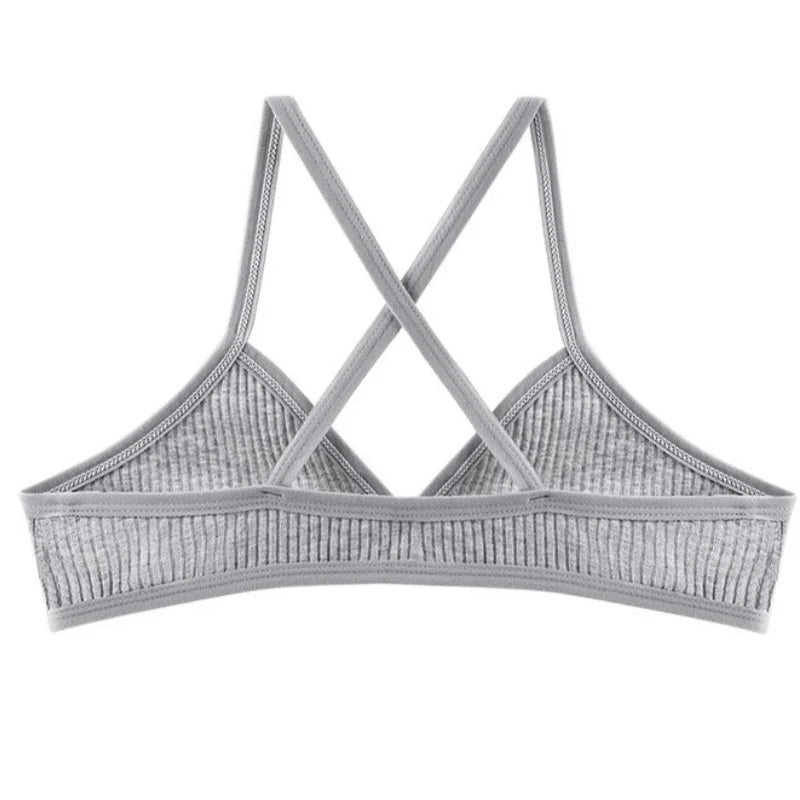 2Pcs/Set V-neck Push Up Bras For Women 1/3 Cup Bra Without Pads Sexy Lingerie Breathable Wireless Underwear