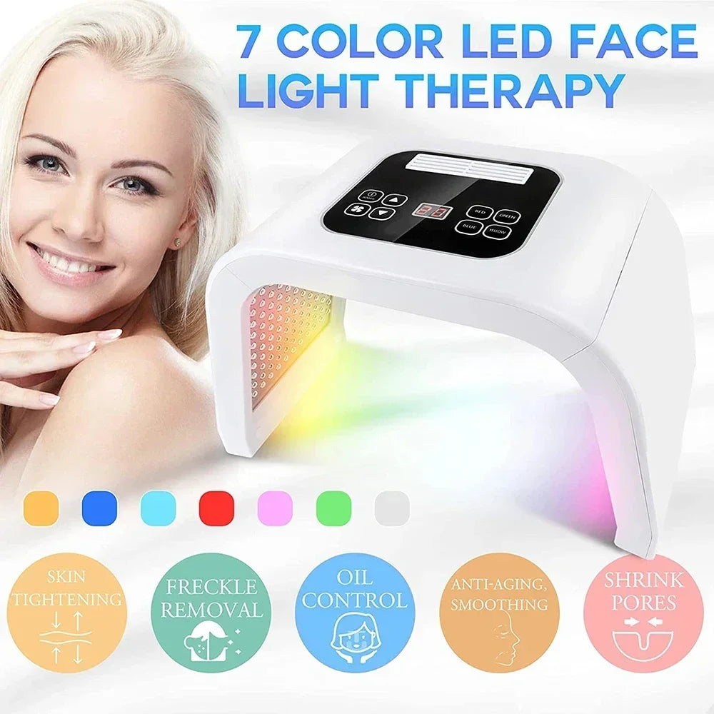 7 Color LED Photon Machine Threapy Face&Body Mask Machine Salon Home Use Rejuvenation Acne SPA Home Use Skin Care anti-wrinkle