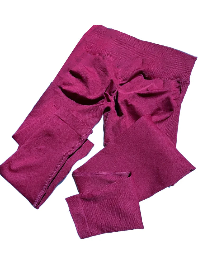 Gym Leggings Women Clothes Scrunch Butt Seamless Leggings High Waist Yoga Pants Workout Gym Leggings Fitness Booty Sports Tights