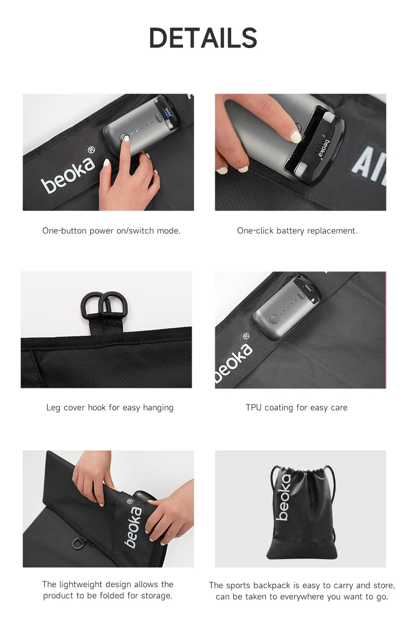 Beoka air Compressor Massage Leg for Circulation and Relaxation Massage Legs Circulation Leg Compression Boots Therapy Massager
