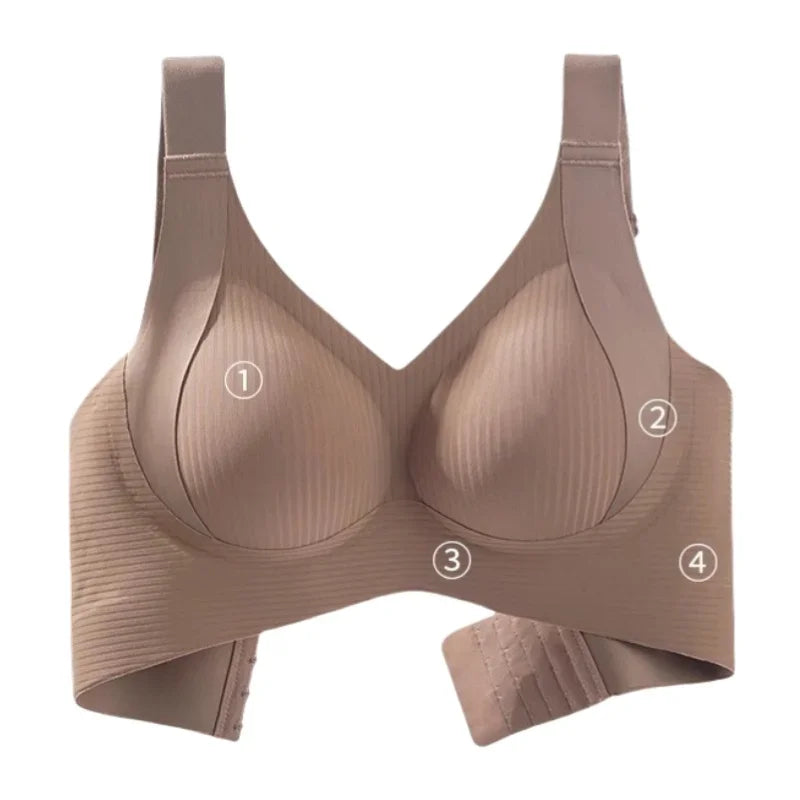 3Pcs/Set Push Up Bras For Women Non-wire Bra Seamless Underwear Adjust Straps B Cup Bralette Sexy Lingerie M-4XL Intimates