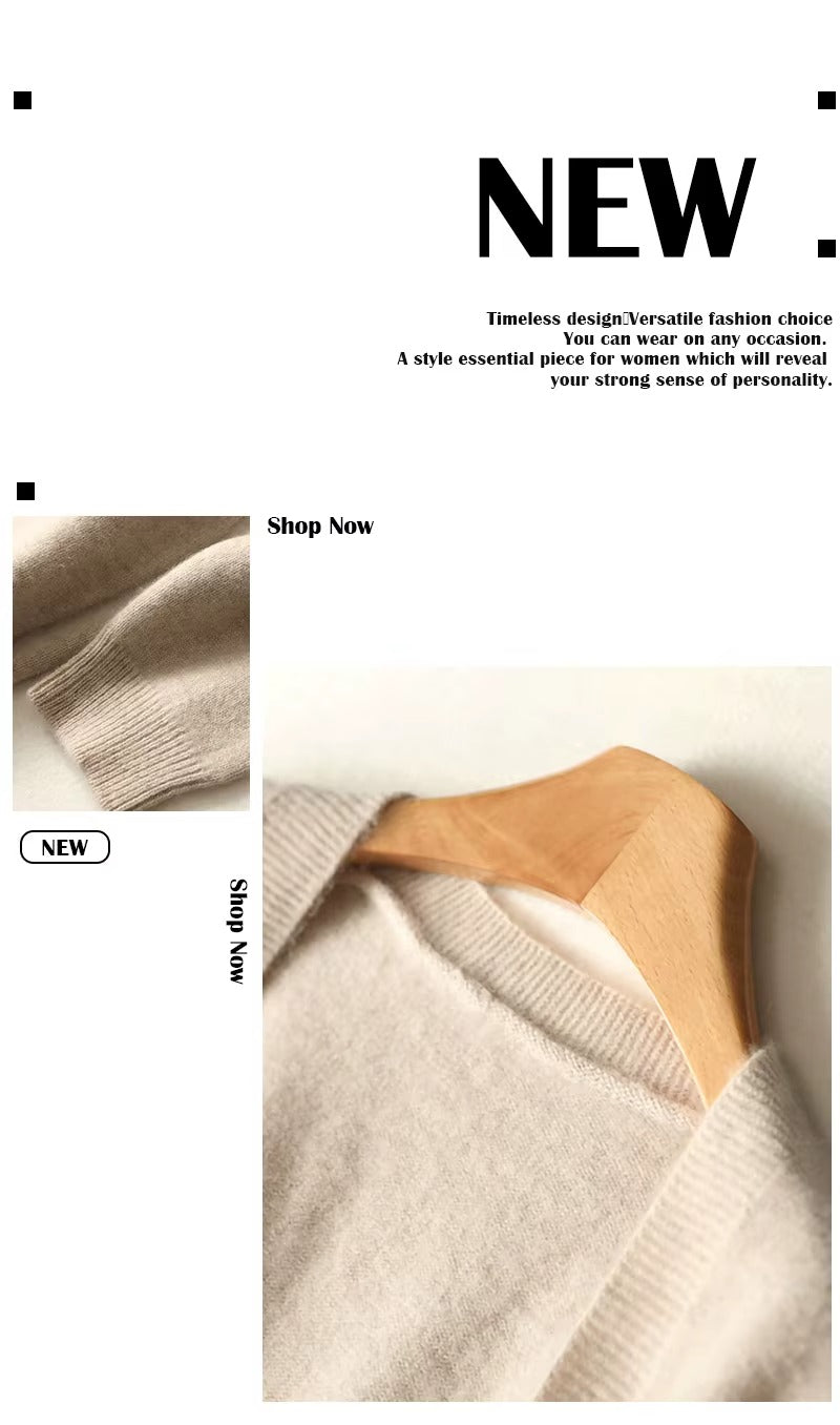 Autumn Winter Long Woolen Knitwear Sweater Custom Real Wool Knit Cardigans for Women