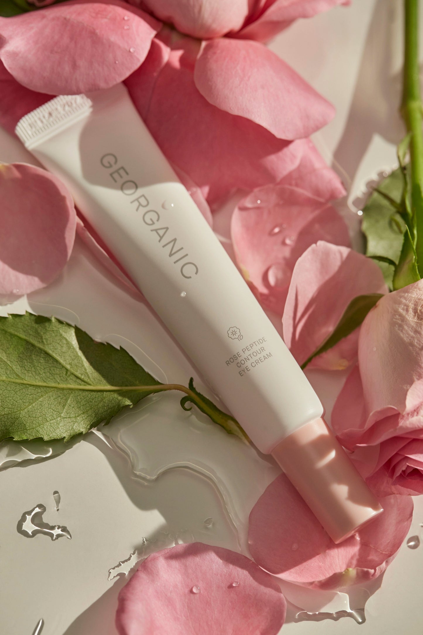 Korean Natural Organic Rose Peptide Eye Cream for Anti Wrinkle and Firming Hydrating Brightening Dark Circle Treatment