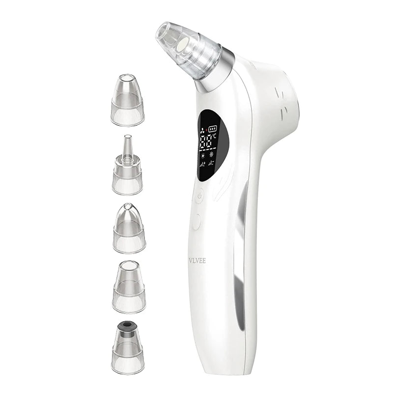 New Facial Deep Pore Cleaner Skin Care Cleansing Tool Handheld Electric Blackhead Remover Cleaner Vacuum Suction