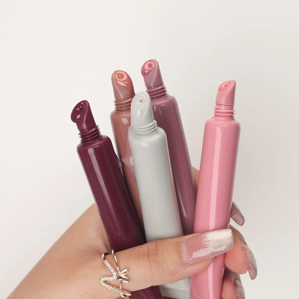 Hydrating Moisturizing Lip Balm With Vitamin E Vegan Glossy Peptide Lip Oil