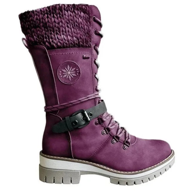 Winter New  Boots Women Padded Warm Boots Women Plus Velvet Snow Boots