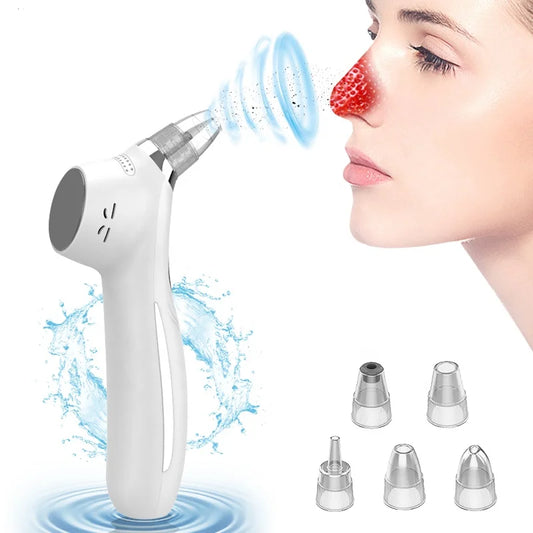 New Facial Deep Pore Cleaner Skin Care Cleansing Tool Handheld Electric Blackhead Remover Cleaner Vacuum Suction