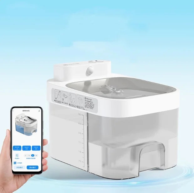 Pet Feeding Fountain 3L Clean Water Tank + 1.35L Dirty Water Tank Watering Automatic Cat and Dogs Water Dispenser