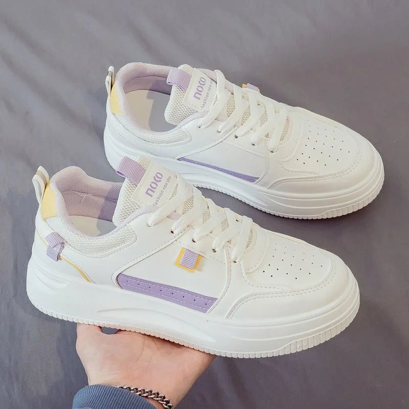 Famous Brands Designer Chaussures Pour Femme White Luxury 2025 New Arrival PU Women's Fashion Sneakers