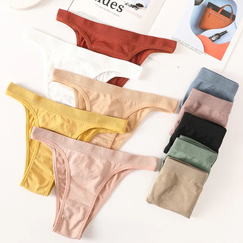 1PC/2PCS Women's Thongs Seamless Underwear Brazilian Panties Sexy G-String Female Bottoms Sexy Lingerie High Cut Leg Pantys M-L