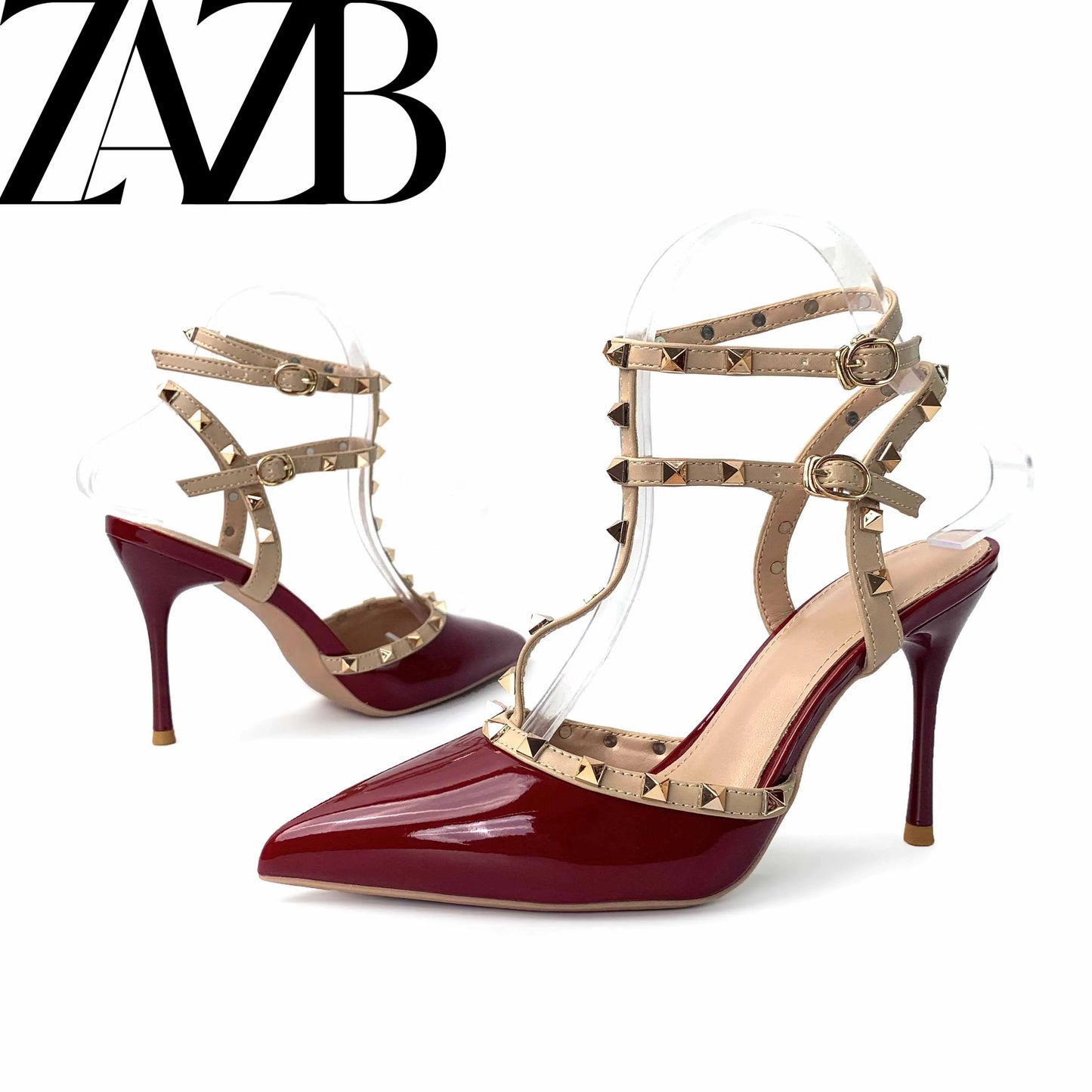 Custom Designer Shoes Sandals for Women and Ladies High Heels Luxury slippers Pointed Head Femmes Summer Fashion Suede