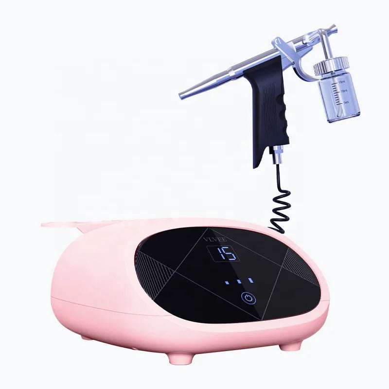Newest Nano Spray Spa Steam Facial Airbrush Water Oxygen Air Brush High Pressure Moisturizing Facial Hydration Machine