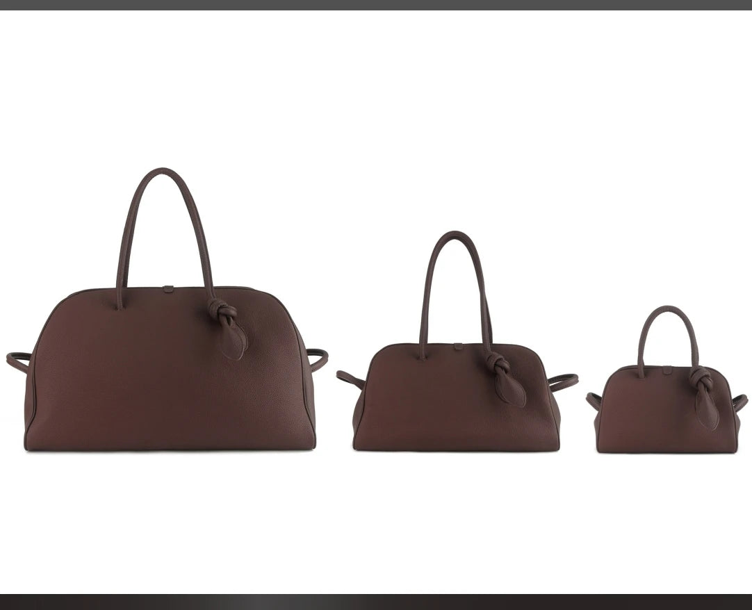 2025 New High End Style and Fashionable Knotting  Bag Lychee Pattern  Handbag