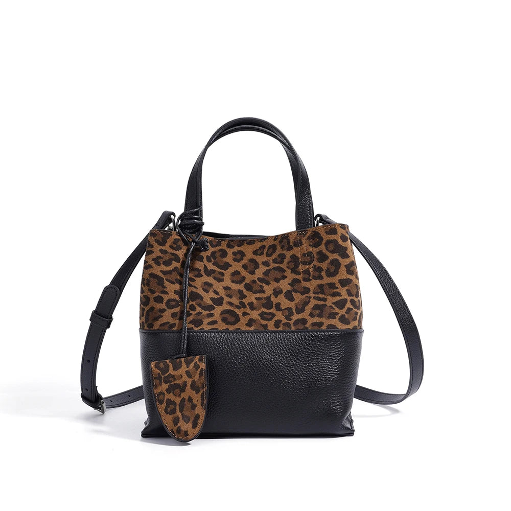 2025 New High Quality Design Lady Sheep Leather Vintage Elegant Suede Genuine Leather Handbags for Women