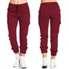 Pants for Girls Fashion Plain Oversize Cargo Pants Women Casual High Elastic Tracksuit Running Joggers Women