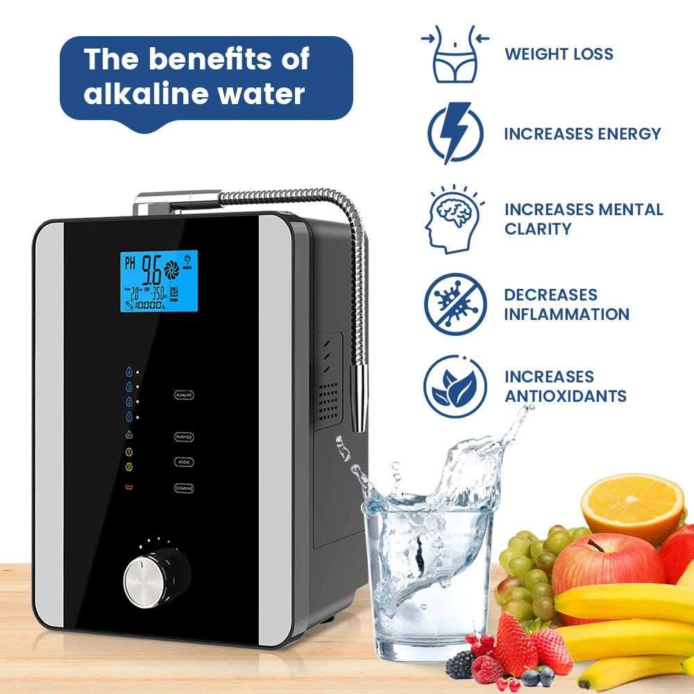 Japan Technology Kangen Su Platinum Coating Alkaline Water Machine 11 Plate Kangen Water Ionizer Machine K8