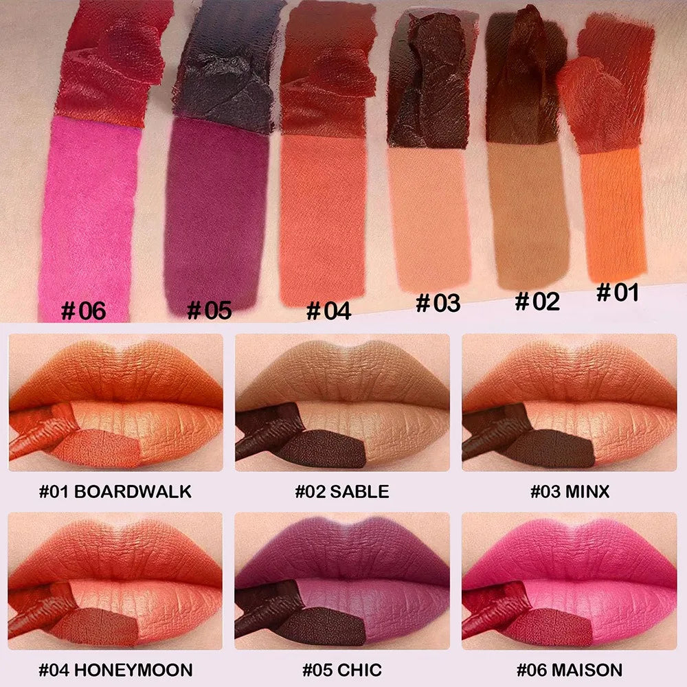 Waterproof Double Head Lipgloss Vegan Long Lasting Non-Drying Hydrating Peel Off Lip Stain & Lip Oil